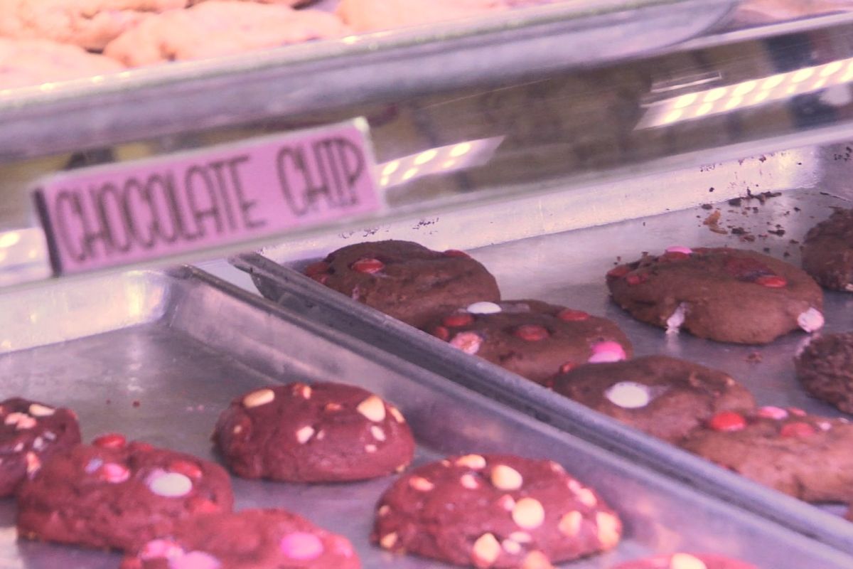 cookies on display at Baked! of Bloomington