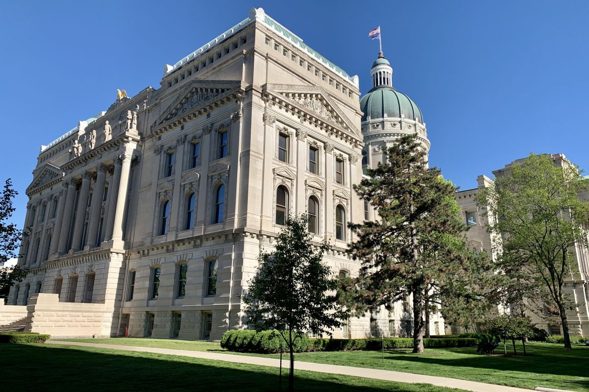 The Indiana Statehouse