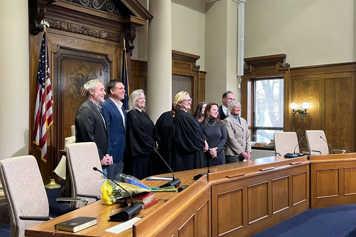 Elected officials present for the 2025 swearing-in ceremony