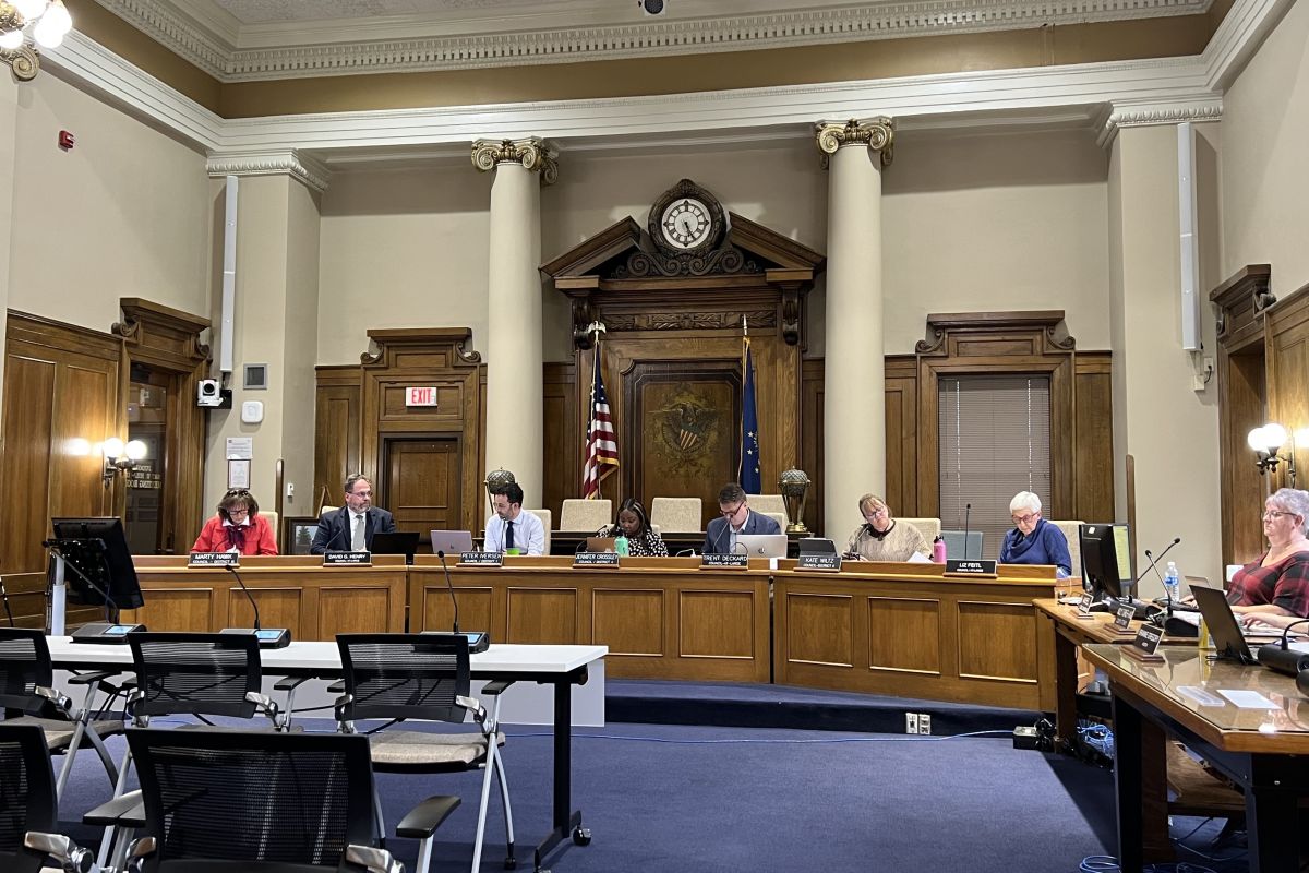 The full Monroe County Council at its May 27th, 2025, public meeting.