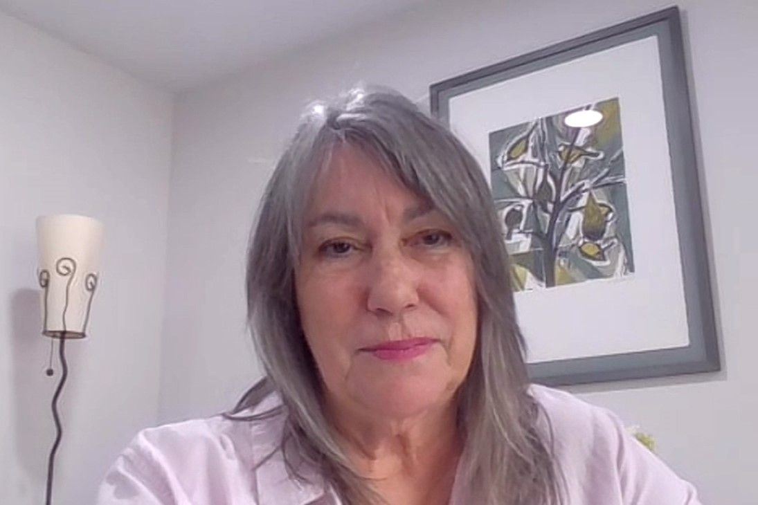 Aurora DiOrio, president of the county health board, addresses concerns regarding public comments during meetings.