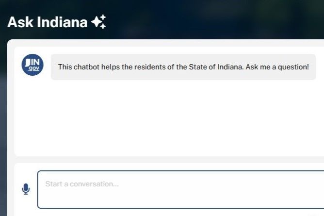 Ask Indiana chatbot