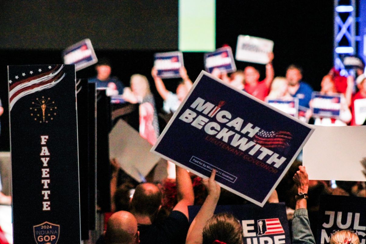 Micah Beckwith won the Republican nomination for lieutenant governor by 63 votes out of more than 1,700 cast at the Indiana Republican Party state convention on June 15, 2024.
