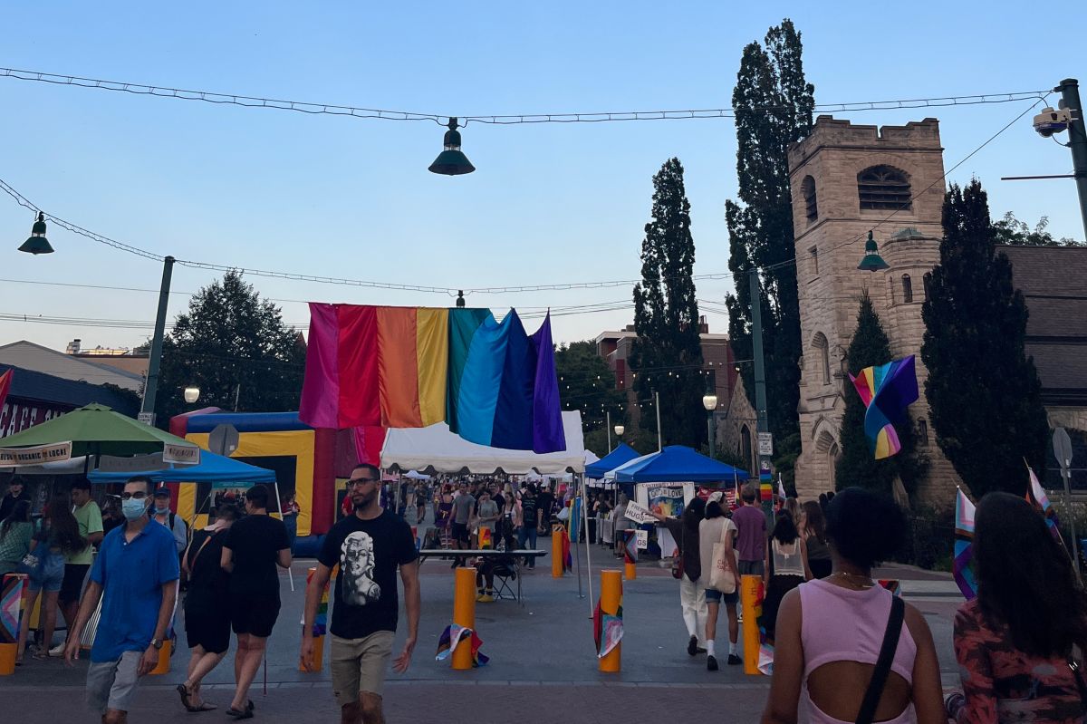 Bloomington's Pridefest in 2022.