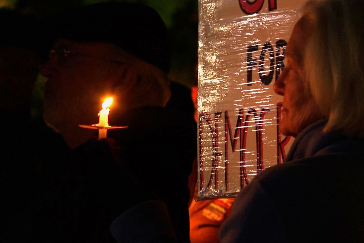 Candlelight vigil