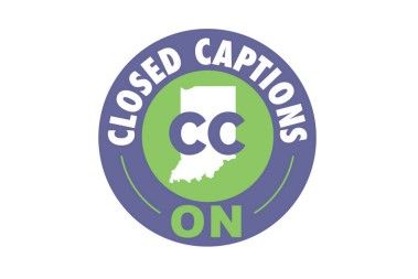 closed captioning indiana logo