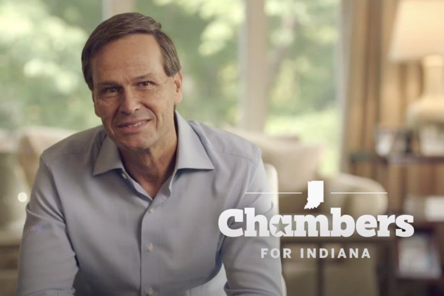 Gubernatorial candidate Brad Chambers launched his first campaign ad in September. His latest ad highlights online safety for Hoosier kids.