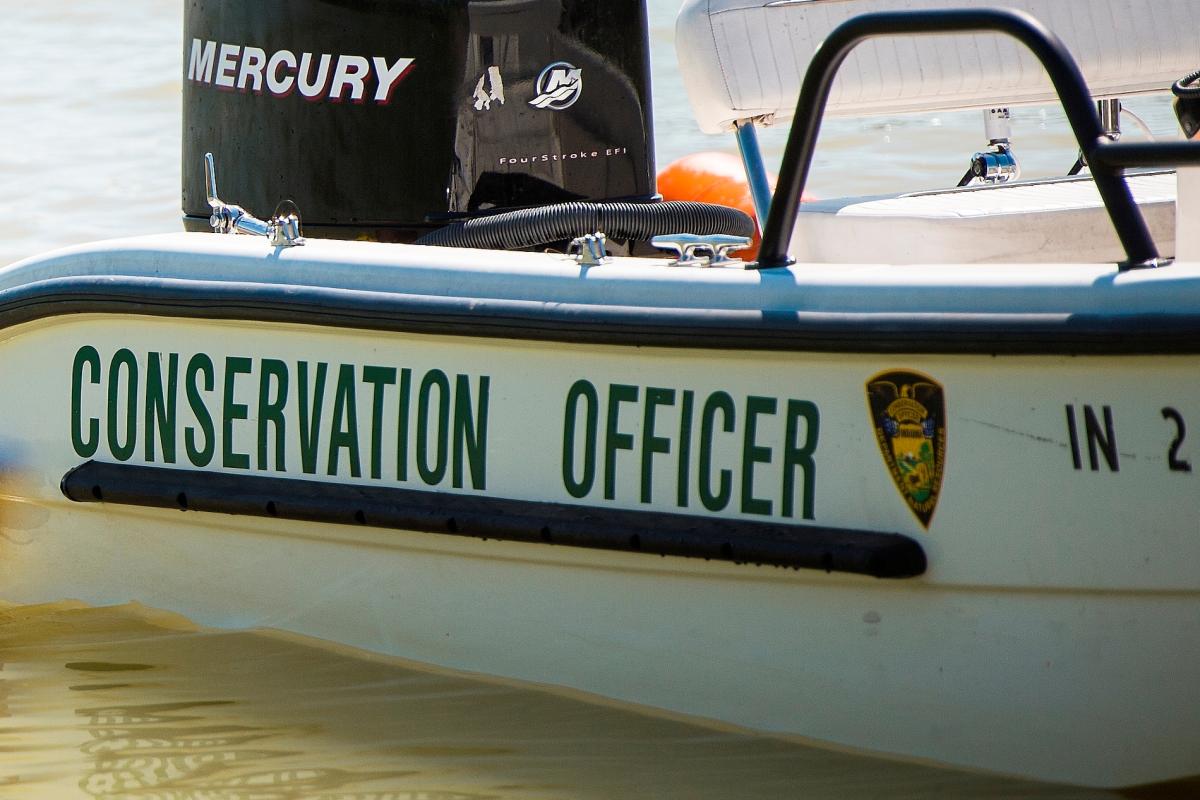Conservation officer boat