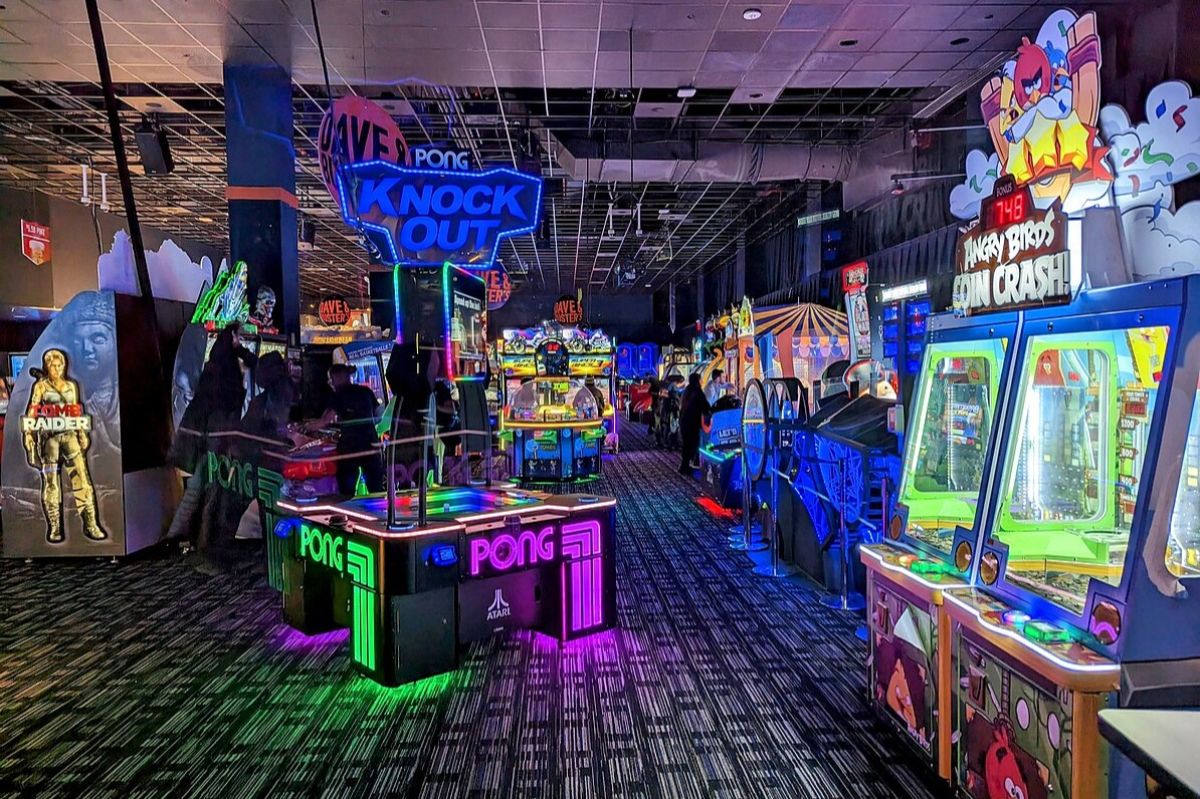An interior view of a Dave and Busters in New York, taken Nov. 15, 2022.