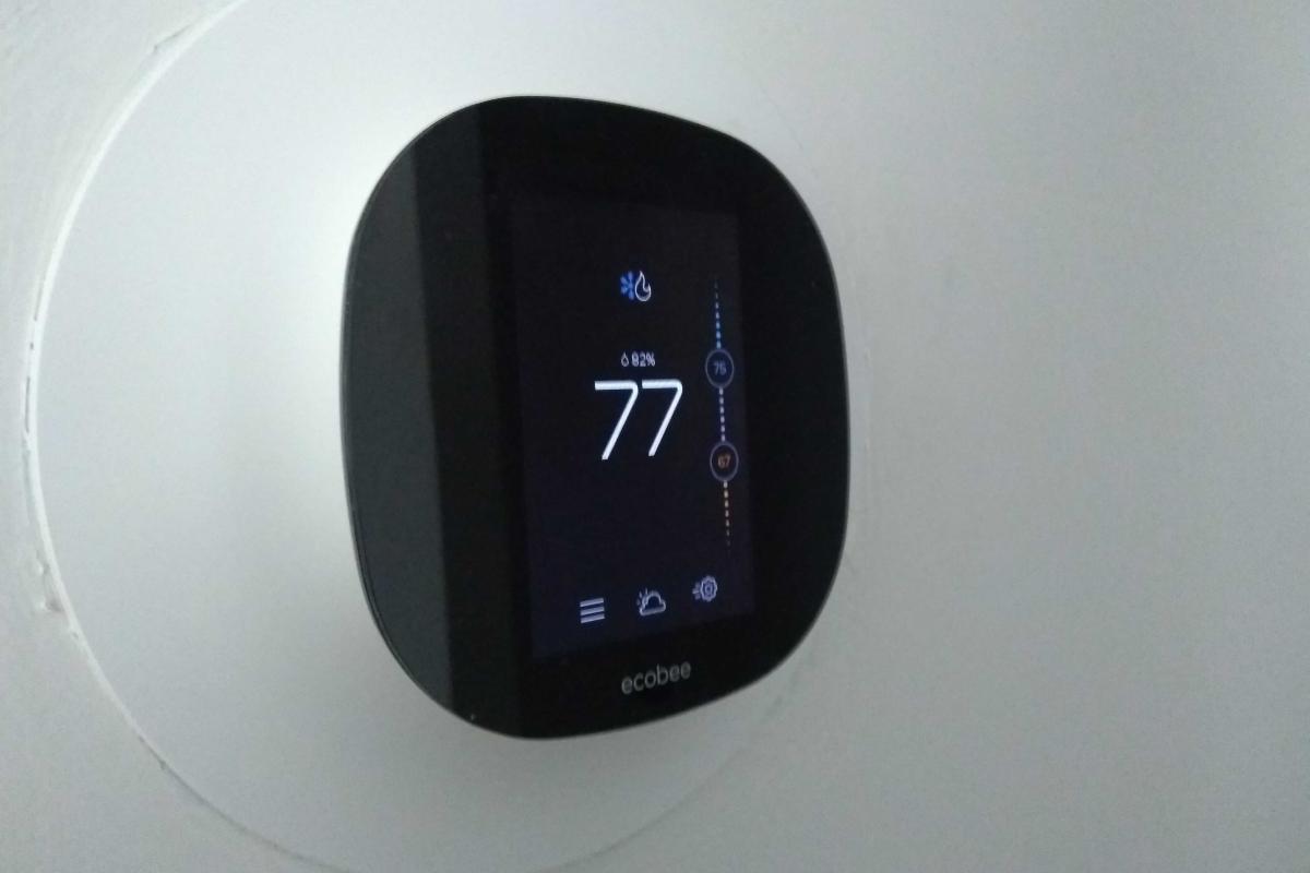 Smart thermostats like this Ecobee could save you money, but only if you're willing to program them — and sacrifice some comfort.