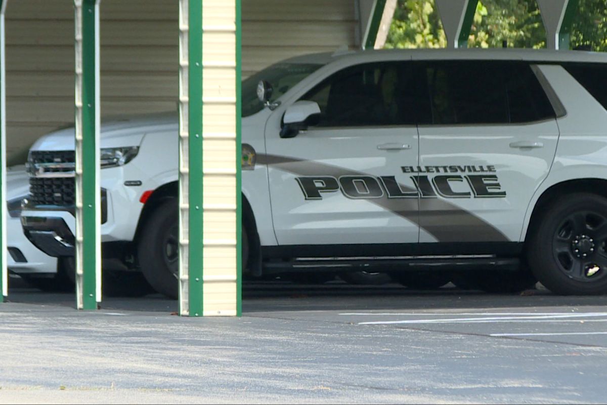 An Ellettsville Police Department vehicle