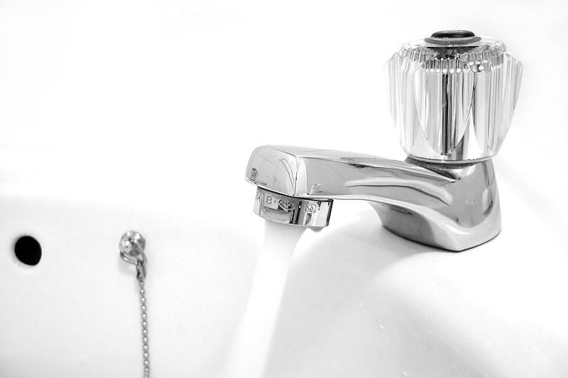 Faucet stock image