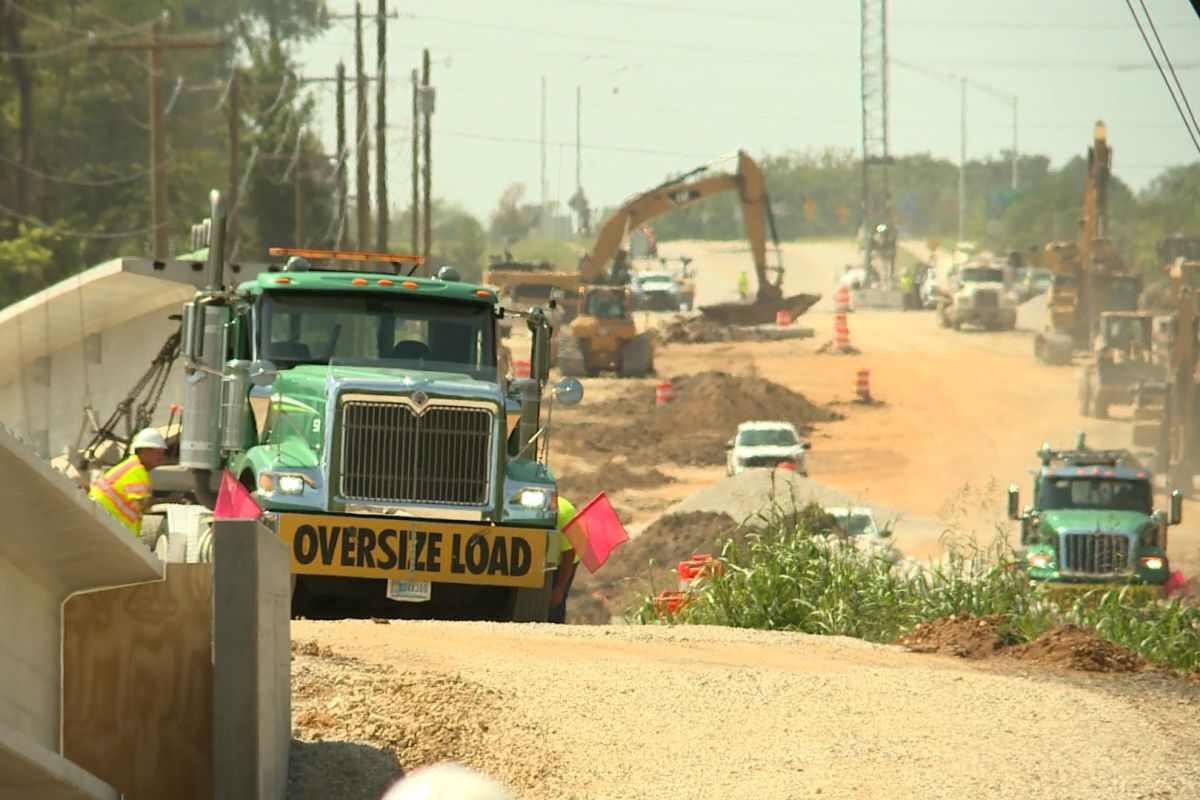 Fullerton Pike connection construction