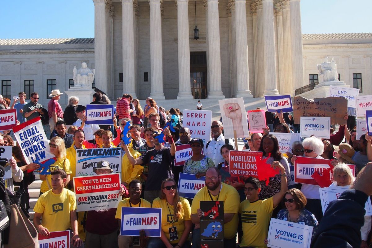 Gerrymandering Rally at the Supreme Court, taken Oct. 3, 2017.