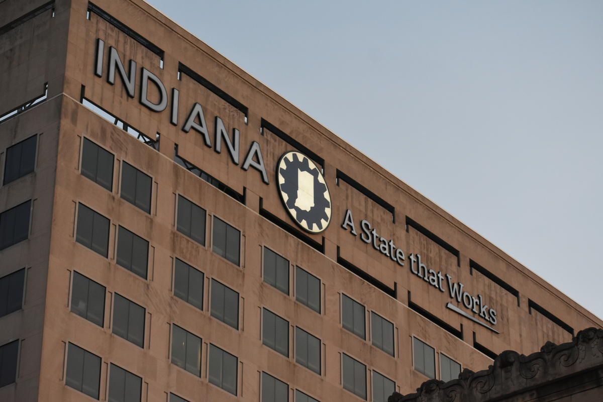 The Indiana Government Center building
