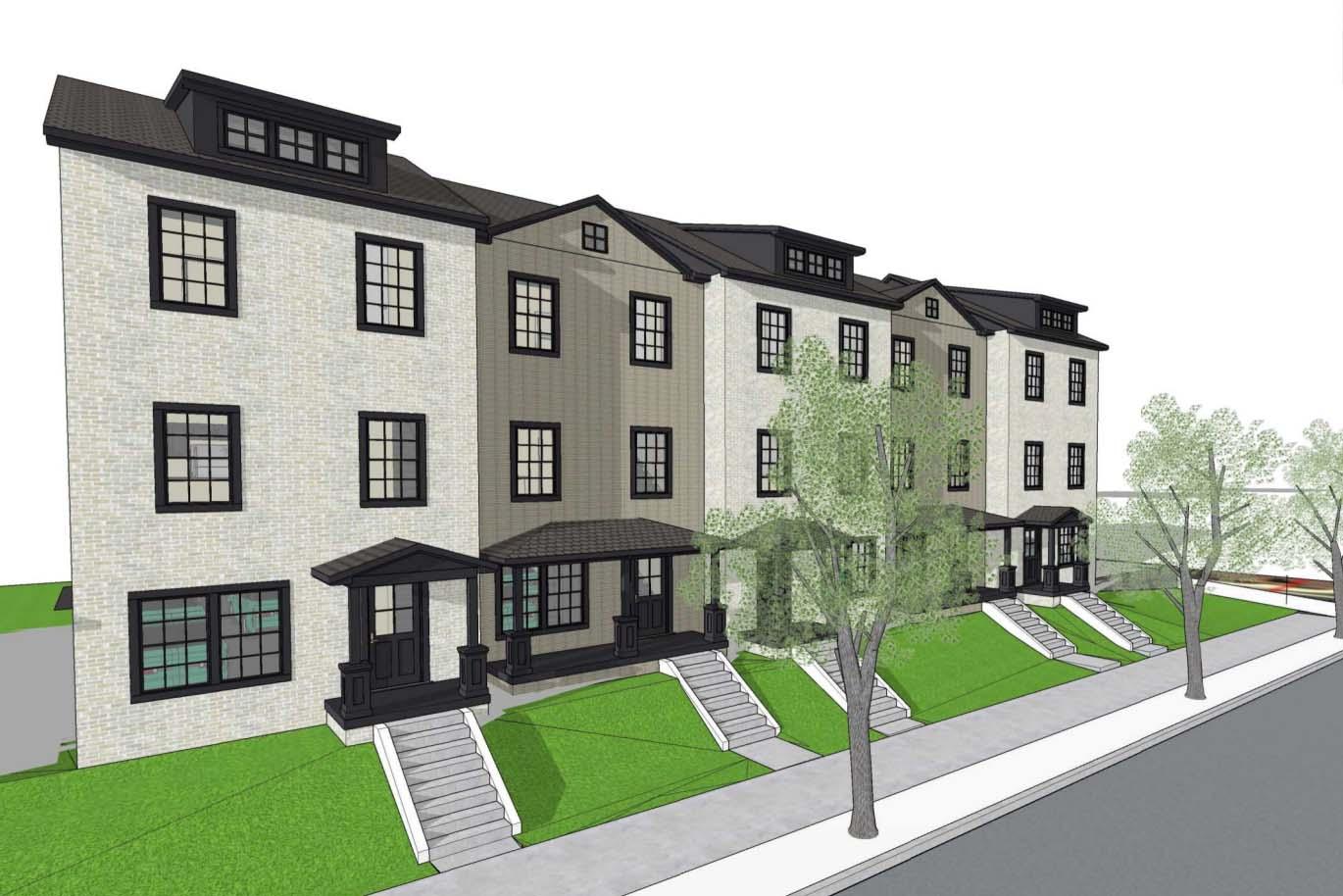 Hillside Drive proposed townhomes