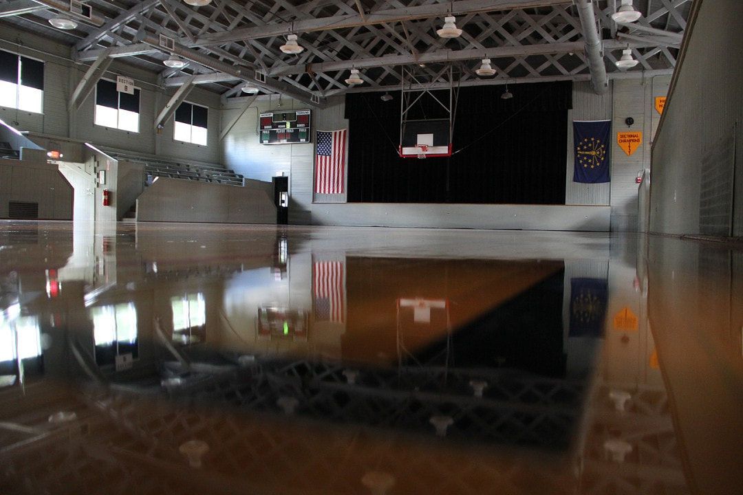 The gym used in the movie "Hoosiers"
