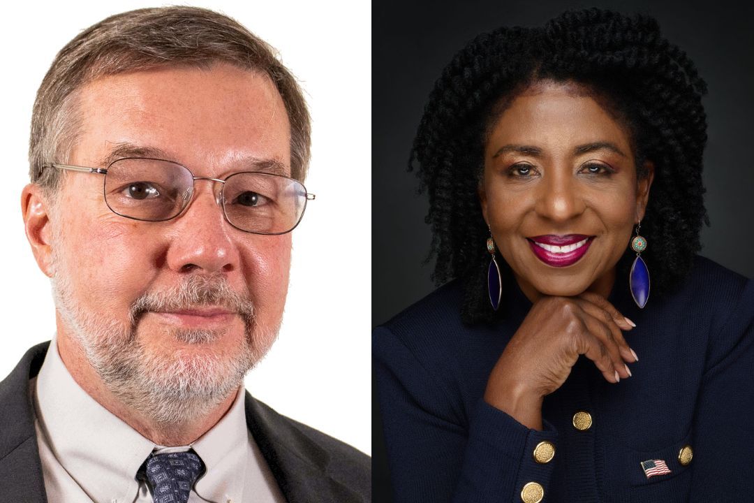 Libertarian Andrew Horning and Democrat Valerie McCray