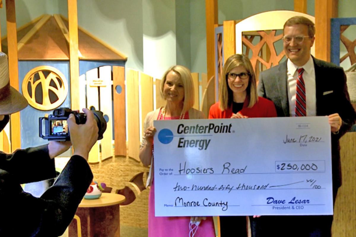 CenterPoint Energy Foundation and Hoosiers Read award a $250,000 grant to bring Dolly Parton’s Imagination Library to Monroe County