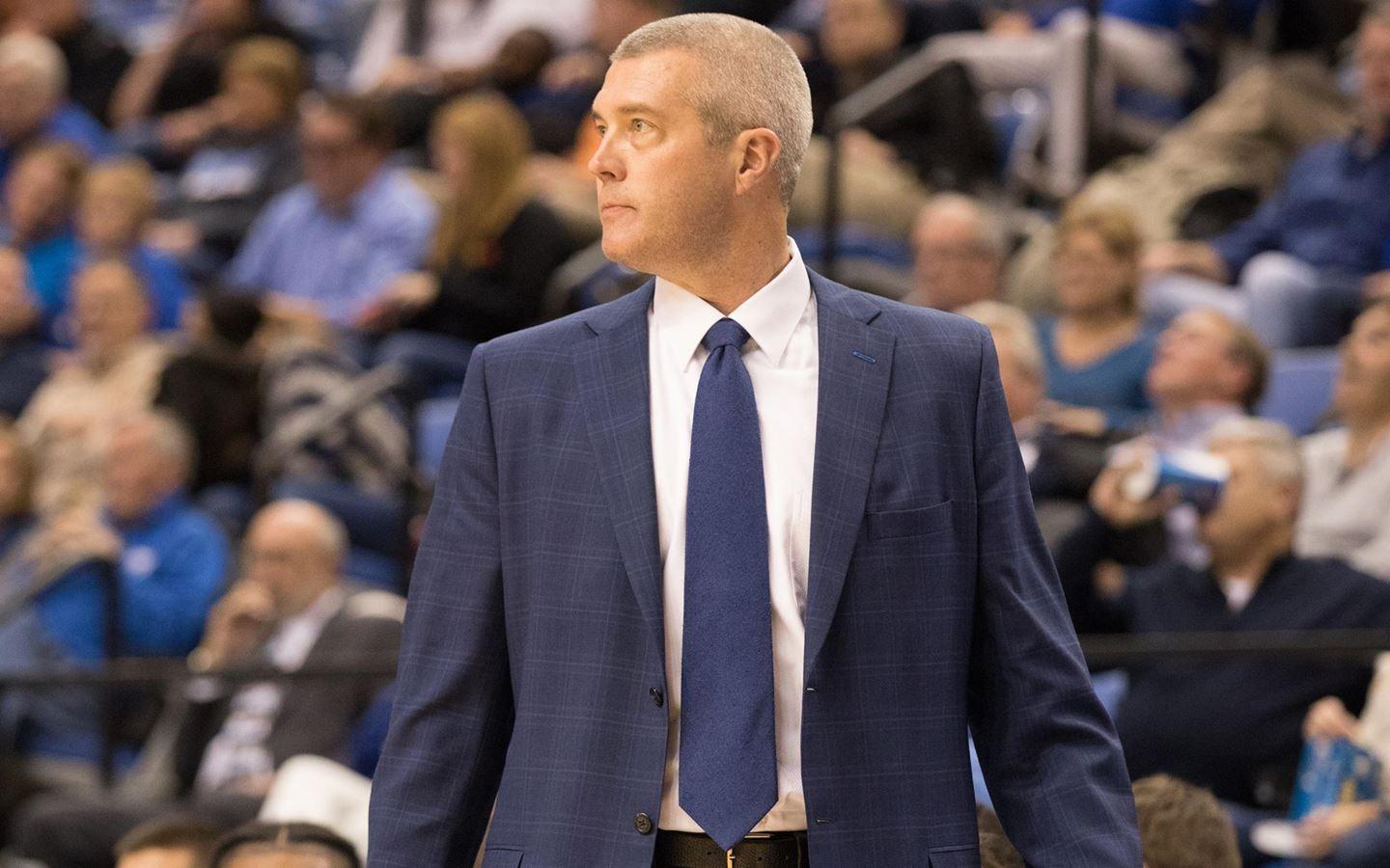 Indiana State coach Greg Lansing was fired Monday after 11 seasons.
