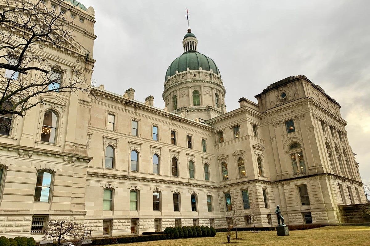 The Indiana Statehouse