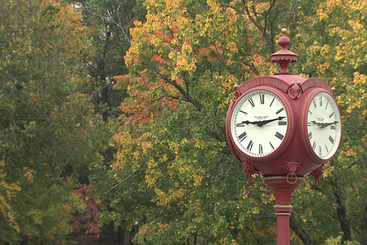 Indiana University Clock