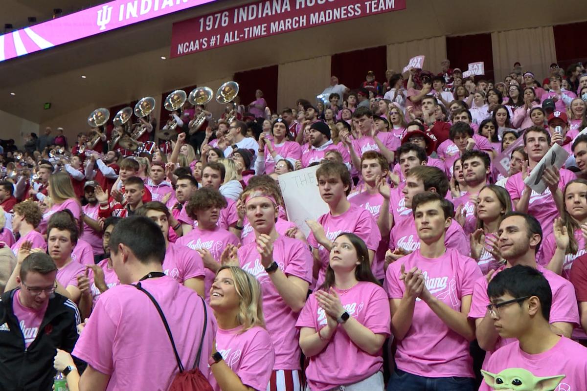 Fans pack Simon Skjodt Assembly Hall for an IU women's basketball game last season.