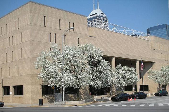 The Marion County Jail in downtown Indianapolis.