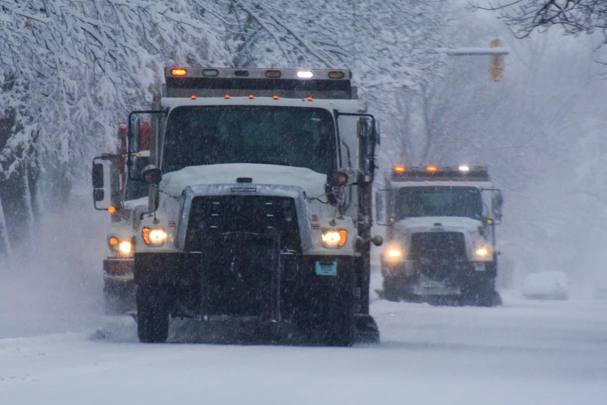 Crews in northern Indiana were out Wednesday as the area got its first of two rounds of snow. The wide variety of weather conditions across Indiana complicates how governments respond. 