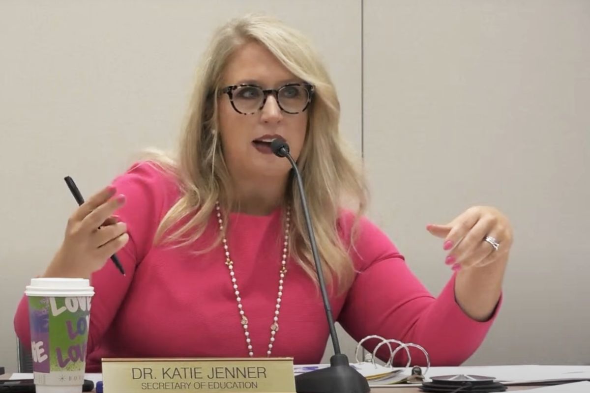 Indiana Secretary of Education Katie Jenner encouraged people to leave feedback about a proposal for new high school diploma requirements.