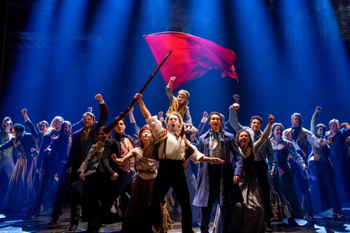 An official promotional media photo from the Les Misérables U.S. touring company