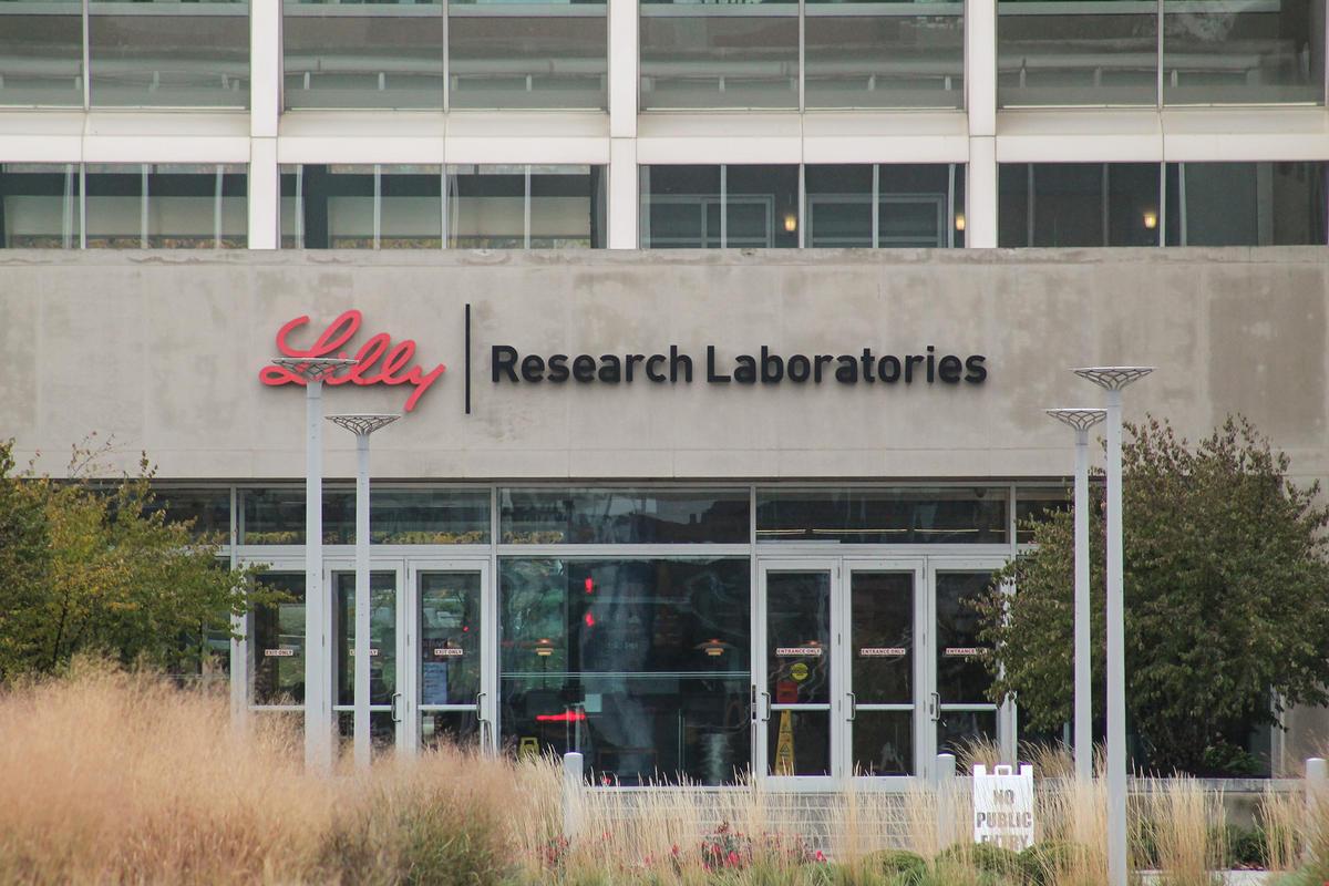 Indianapolis-based Eli Lilly research facility.