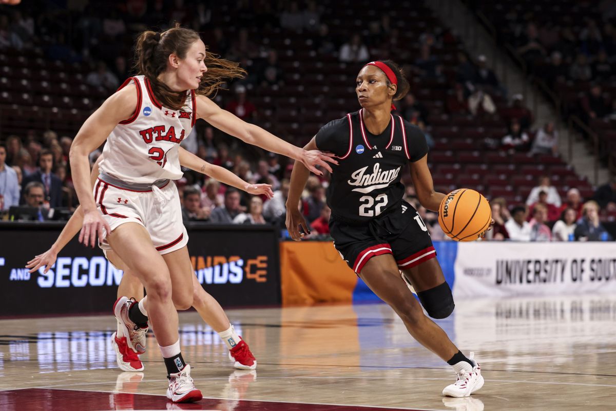 Indiana's Chloe Moore-McNeil scored 12 points in Friday's win over Utah.