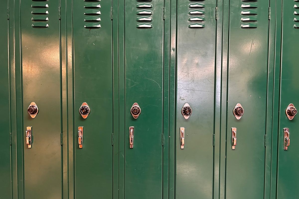 green school lockers