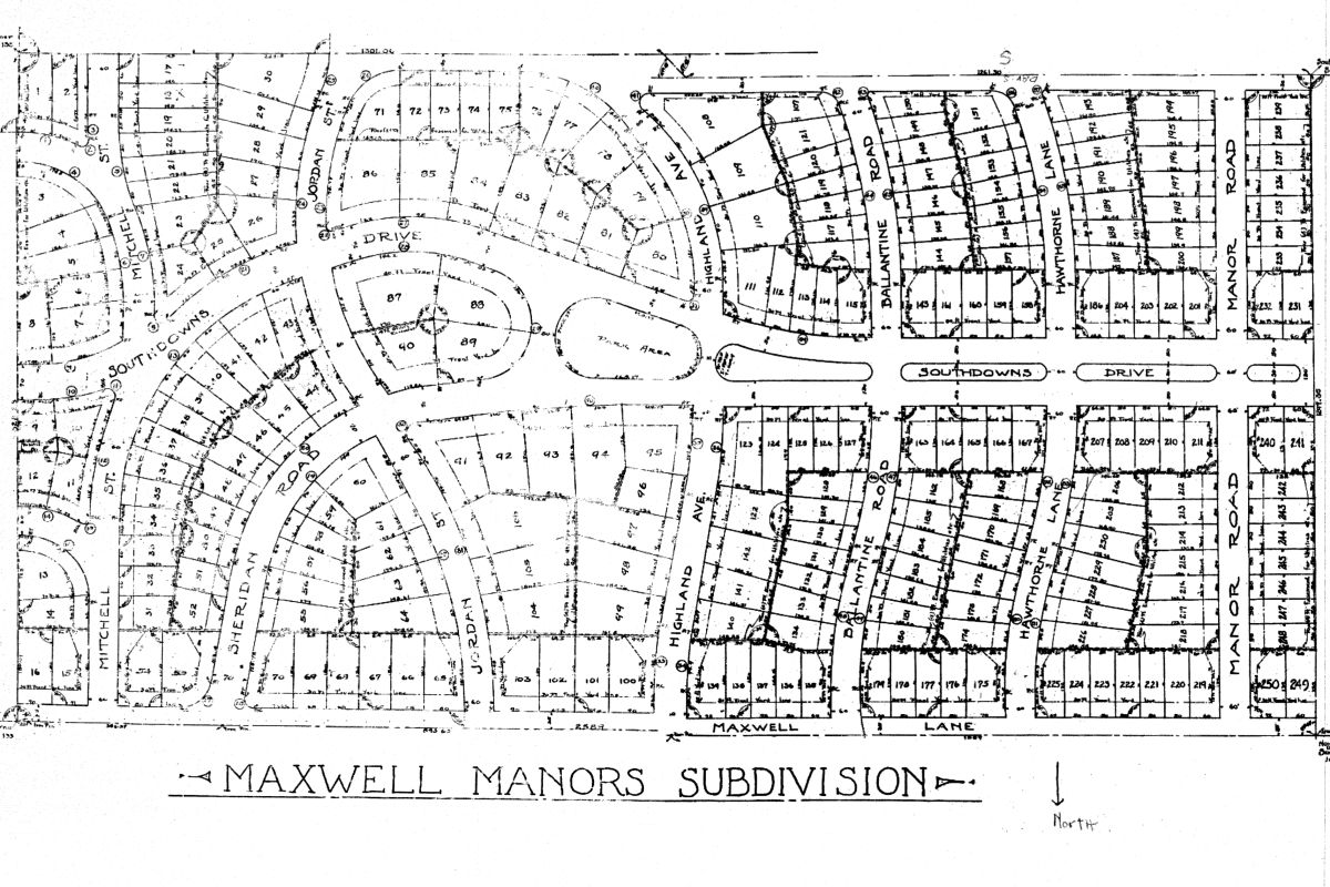 Maxwell Manors subdivision
