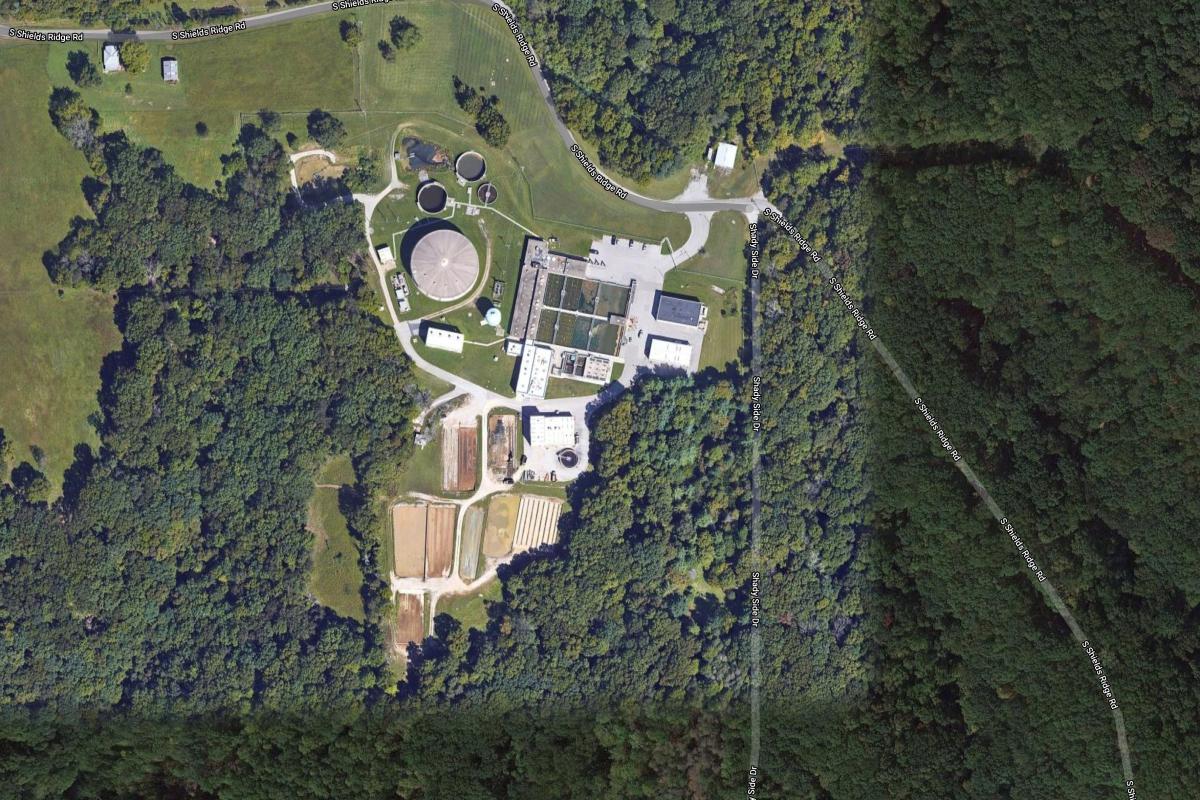 Google Maps water treatment plant