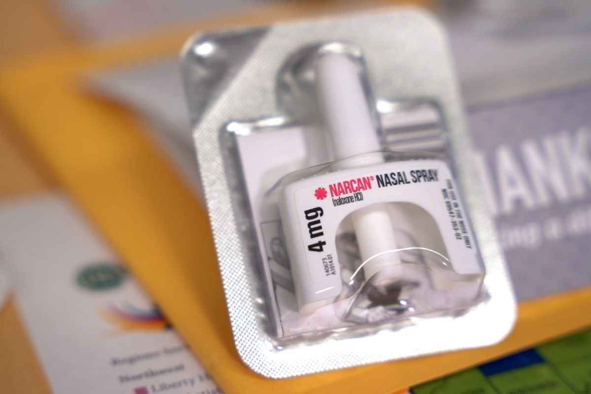 Brand name Narcan naloxone spray.