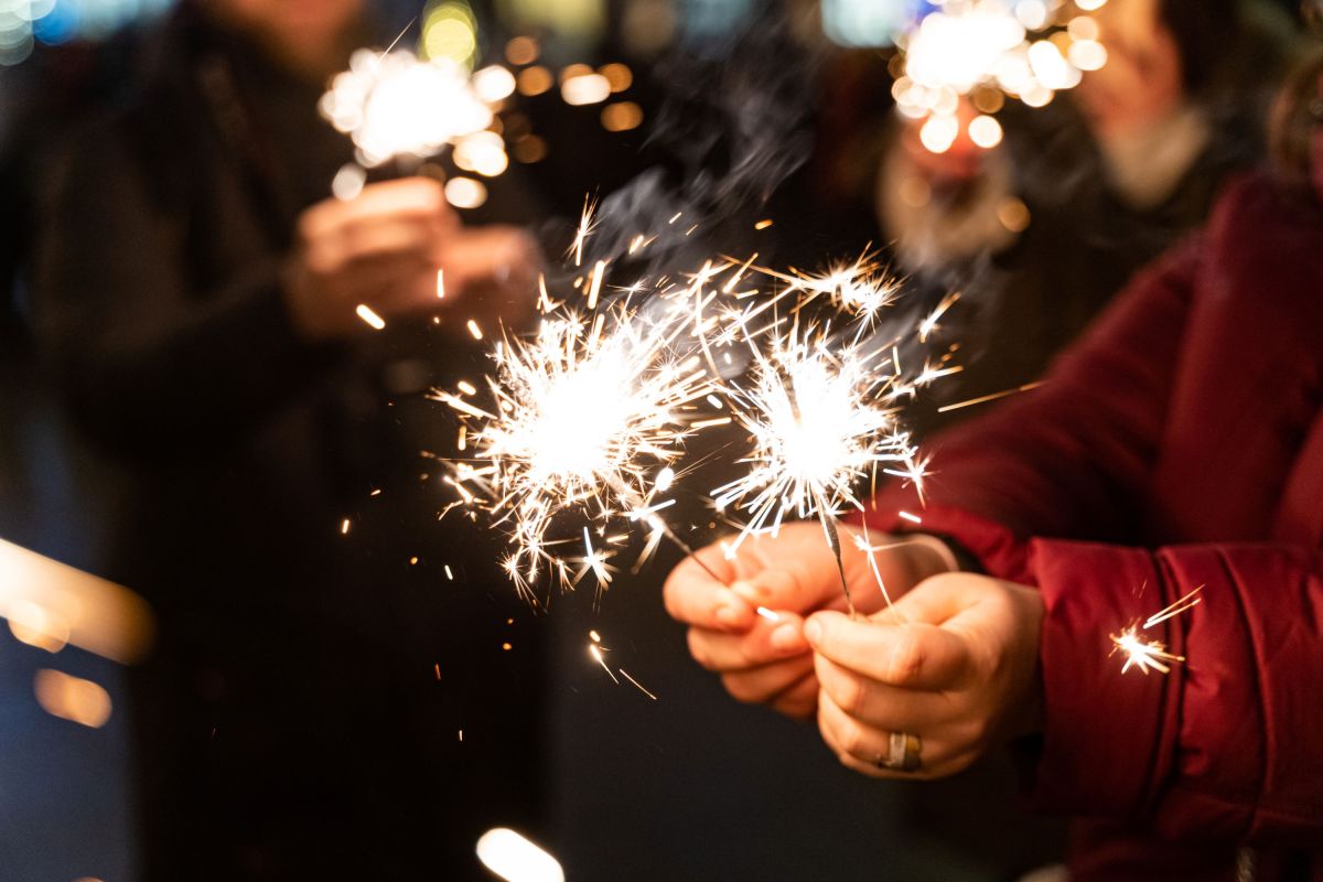 sparklers for New Years Eve