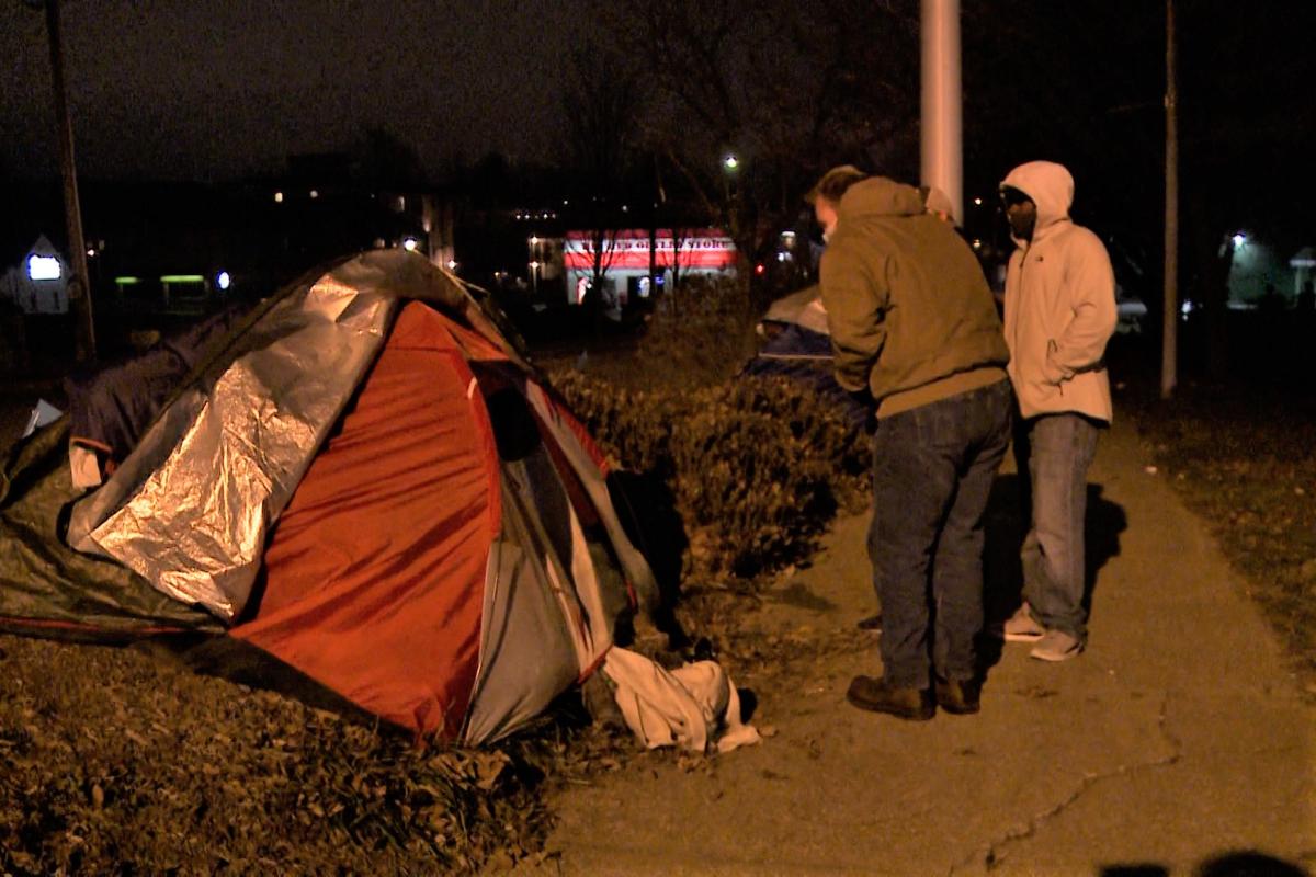 Local shelter head offers help to people sleeping in Seminary Park.