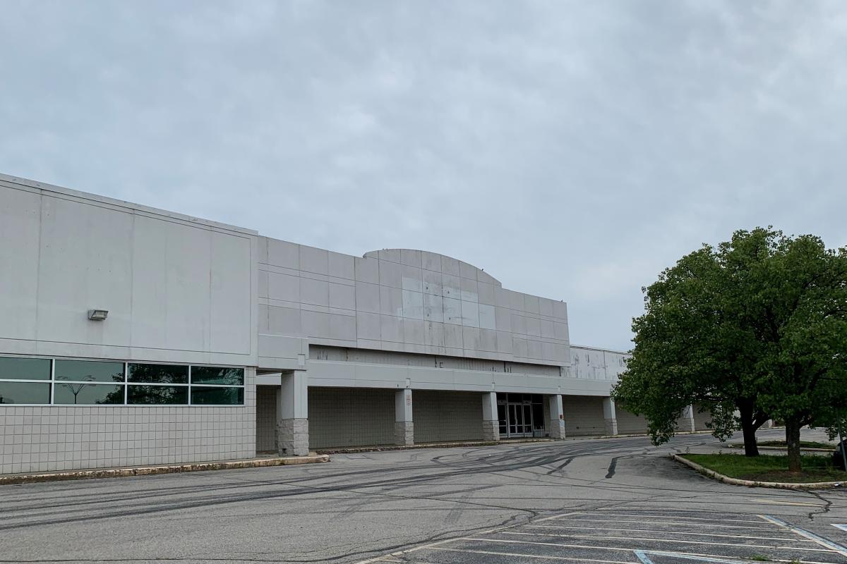 A photo of the former K-mart location on East Third Street in Bloomington.