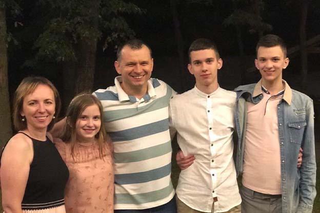 Olga and her family
