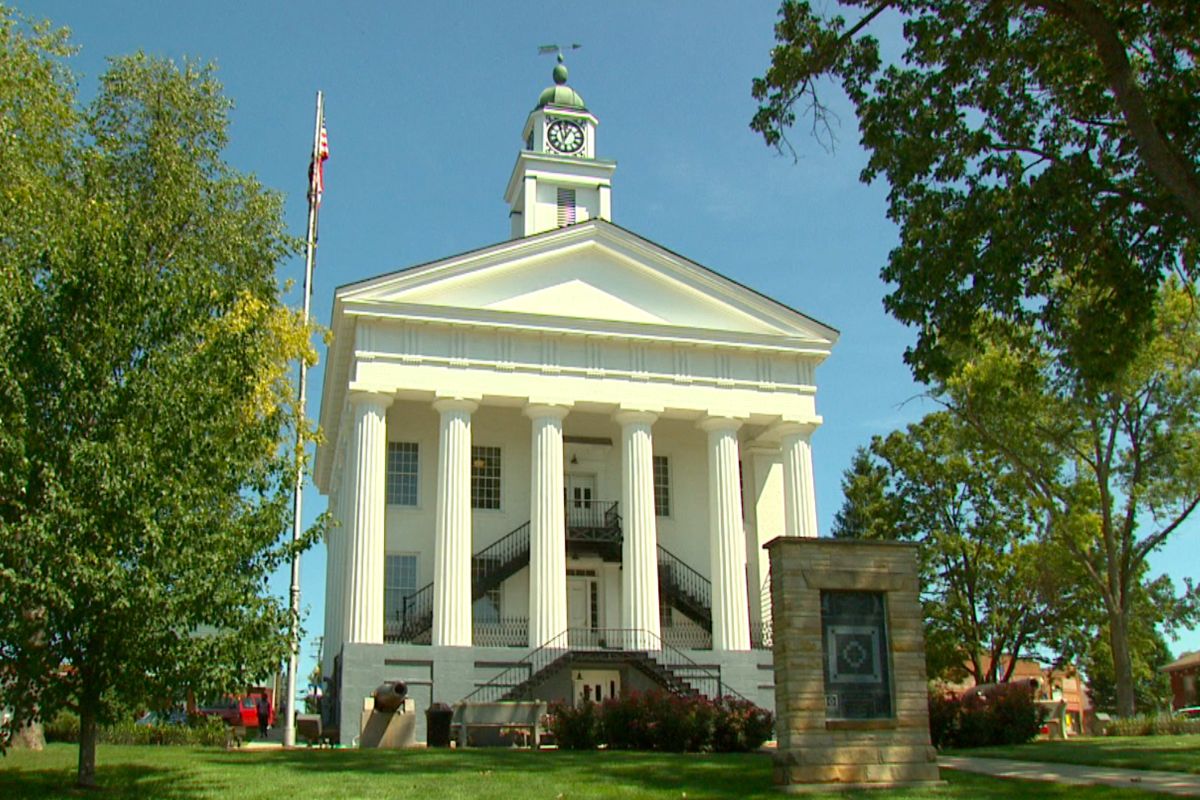 The Orange County Courthouse in Paoli.