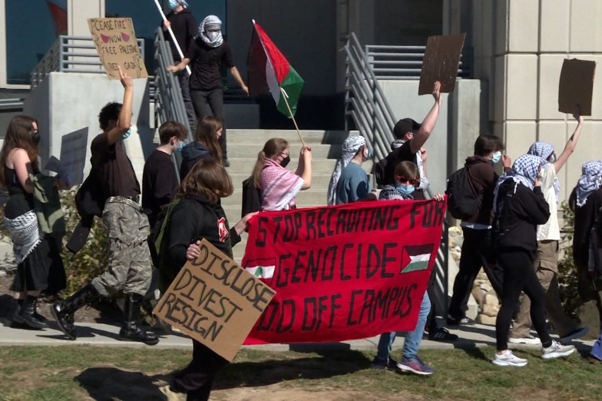 palestine protest luddy iu