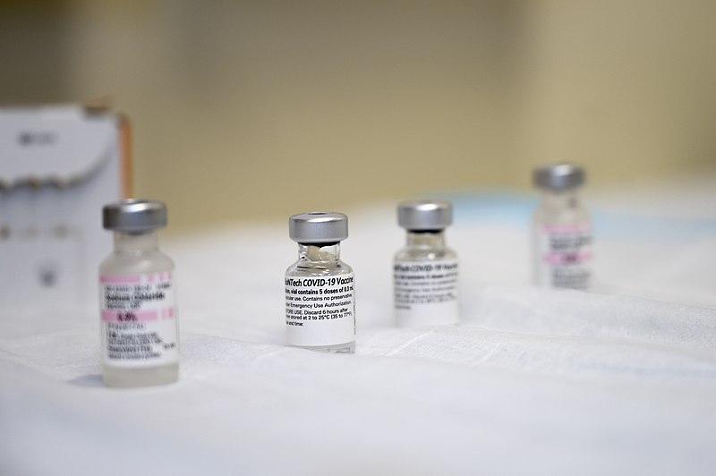 Doses of the COVID-19 vaccine are seen at Walter Reed National Military Medical Center, Bethesda, Md., Dec. 14, 2020.