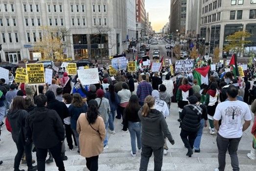 monument circle rally