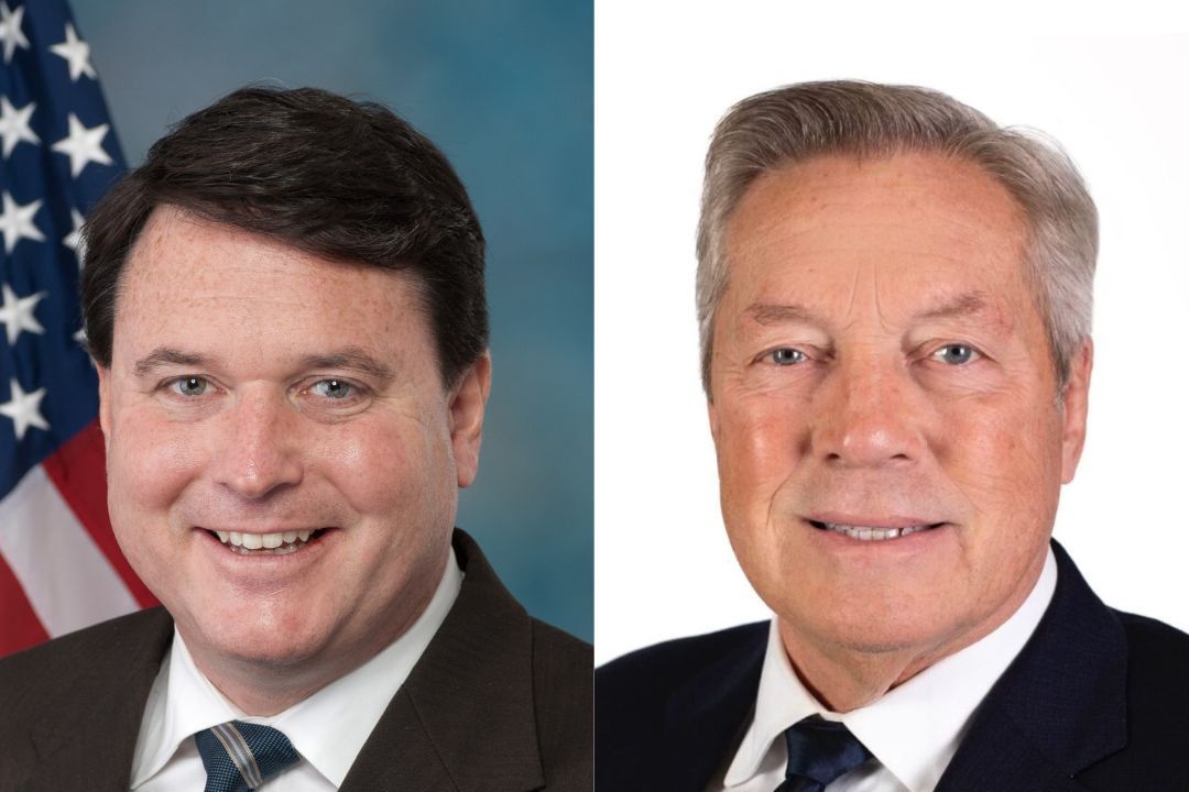 Attorney General Todd Rokita, left, may face a Republican challenger: Madison County Prosecutor Rodney Cummings