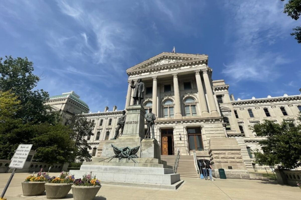  The Indiana Statehouse on Thursday, May 25, 2023.