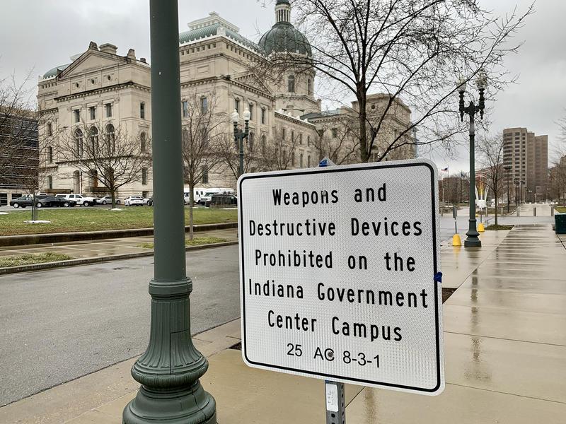 The Statehouse was quiet Sunday despite FBI warnings about armed protests at all 50 state capitols.