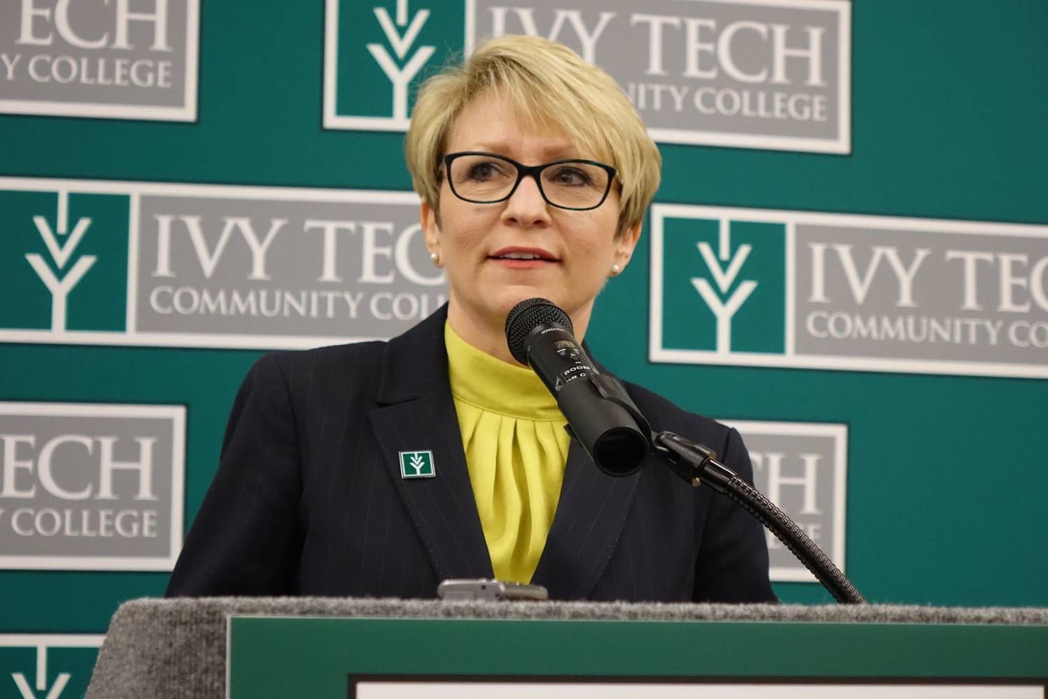 Sue Ellspermann became Ivy Tech president in 2016, leaving her role as Indiana's lieutenant governor.