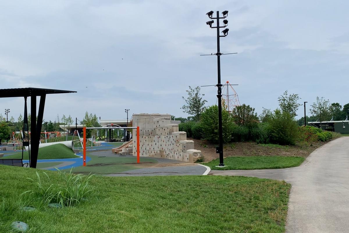 A photo of Switchyard Park. 